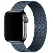 shumee PASEK ZA APPLE WATCH 3/4/5/6/7/8/9/SE 42/44 MM ZAPESTNICA JEKLO GRAFIT