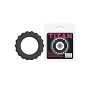 Prsten za penis Titan, 4.2cm, Crni