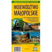 Malopoljsko vojvodstvo 1:250.000. Plastificiran administrativni in turistični zemljevid. BiK