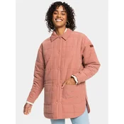 Womens Old Pink Quilted Jacket Roxy Next Up - Women