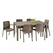 Set vrtnega pohištva Balty, cappucchino