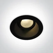 VGRADNA LED SVETILKA/7W/3000K/560lm/60°/230V IP20 ČRNA DM11107FD/B/W