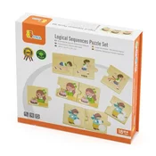 Viga puzzle - logički niz - dnevne aktivnosti ( 1041879 )