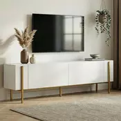 HANAH HOME TV Polica Nexus White Gold