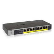 NETGEAR 8-Port Gigabit Ethernet Unmanaged PoE/PoE+ Switch (GS108LP-100EUS)