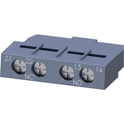 Siemens Pomožni kontaktni blok 1 kos 3RV2901-1E Siemens 1 zapiralni, 1 odpiralni 10 A primeren za serijo: Siemens Bauform S00, S0, S2