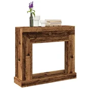 Vidaxl Okvir za kamin starinski les 100x30x87,5 cm inženirski les