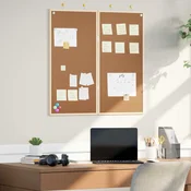 vidaXL Plutasta tabla Rjava 80 x 1.4 x 80 cm Trdna borovina