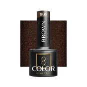 OCHO NAILS Hibridni lak za nohte rjava 808 -5 g