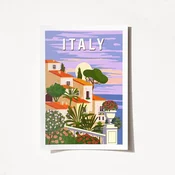 Wallity Poster Italy-2018, 50x70 cm