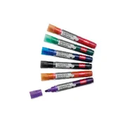 Marker za belo tablo, 1-3 mm, tekoče črnilo, NOBO, 6 različnih barv, 6 kosov