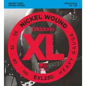 DADDARIO EXL230 STRUNE 55-110 LONG SCALE