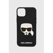 Maska za telefon Karl Lagerfeld Hc 3D Rubber Karl Head za iPhone 14 Plus 6.7 crna (KLHCP14MKH3DBK)