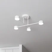 EMIBIG LIGHTING Stropna svetilka Modus 4, jeklo, štiri žarnice, GX53, bela - Dnevna soba/jedilnica - Sodobni - Kovina