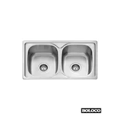 Boloco Ugradna sudopera BL 813, o90, 76×46cm, Hrom