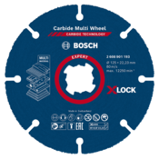 BOSCH Professional rezalna plošča EXPERT Carbide Multi Wheel X-LOCK, 125 mm, 22,23 mm (2608901193)