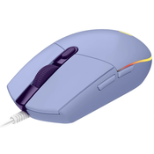 Logitech G203 LIGHTSYNC gaming miš, optički, lilac, 910-005853