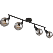 Globo 57904-4 - Spot svetiljka GLYPTAR 4xE14/40W/230V crna