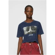 Womens T-shirt Pray - blue
