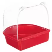 Kucica za kupanje 14x14x15cm crvena