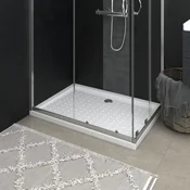 Podloga za tuširanje s tockicama bijela 70 x 100 x 4 cm ABS