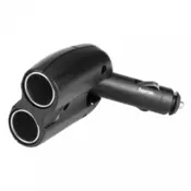 HAMA adapter za upaljač za auto 2/1 - 00088436 Adapter, Crna