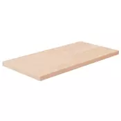 Daska za police 40x20x1,5 cm neobradena masivna hrastovina