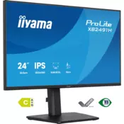 iiyama ProLite XB2491H-B1 računalni monitor 60,5 cm (23.8) 1920 x 1080 pikseli Full HD LCD Crno