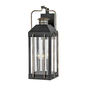 Elstead Lighting Elstead Hinkley Fitzgerald Zunanja stenska svetilka, teksturirana črna z brušenim bronom, IP44, (22099805)