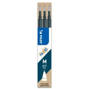 Riblje olovke PILOT Frixion Clicker/Ball, brisiva, tinta 0,35 mm, plava, 3 komada BLS-FR-7-BB-S3