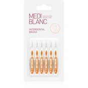 MEDIBLANC Interdental Pick-brush medzobna ščetka 6 ks 0,7 mm Yellow 6 kos