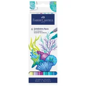 MARKER OBOSTRANI AKVAREL 6 BOJA SEASHELL GOLDFABER FABER CASTELL 164510 SORTIRANO BLISTER