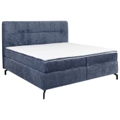 Esposa BOXSPRING POSTELJA 180 cm  x 200 cm , tekstil modra