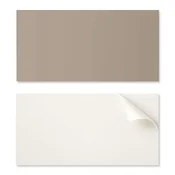shumee Vinilna stenska plošča za moderno notranjo dekoracijo 100x50 cm rjave barve