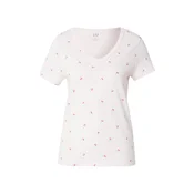 GAP Majica pastelno zelena/melona/bela