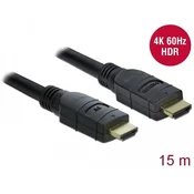 DELOCK Delock kabel HDMI 4K z ojačevalcem 15m 85285, (21028165)