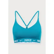 NIKE Športni nederček INDY turkizna/bela