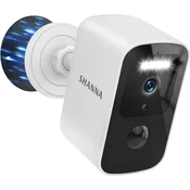 slomart SHANNA 2K 3MP zunanja nadzorna kamera z baterijo, WiFi 5GHz&2.4GHz, magnetna montaža