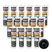 IsolBau Sanitarni silikon Črna Sanitär Silikon 15 x 300ml