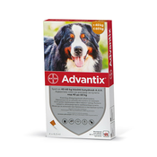 Advantix Spot On sredstvo za pse A.U.V. za pse med 40-60 kg-ov (1 x 6,0 ml)