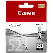 CLI-521B tinta za pisače Pixma iP3600, 4600, MP540, CANON, crna, 9 ml 2933B001/CLI-521B