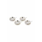 Komplet skodelic z žlicami Pols Potten Undressed Bowls 200 ml 4-pack