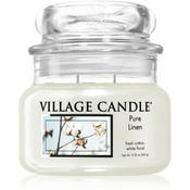 Village Candle Pure Linen mirisna svijeca (Glass Lid) 262 g