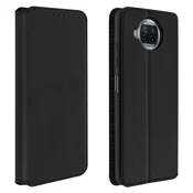 AVIZAR Xiaomi Mi 10T Lite Folio Case Držalo za kartice in stojalo za video, magnetni preklop - ČRN, (20626226)