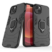 LENUO Ovitek Armor za iPhone 15 Plus, črn