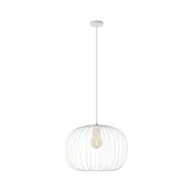 Viseći luster na sajli OVELLA 1xE27/15W/230V, promjer 46 cm, krem boje