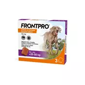 Frontpro | Žvečljive tablete za pse od 25 do 50kg (3 tablete)