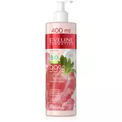 Eveline Cosmetics Bio Organic Natural Strawberry jogurt za telo za suho in razdraženo kožo 400 ml