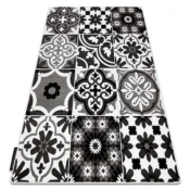 eoshop Preproga ALTER Porto flowers grey ( - Velikost: 280x370 cm)