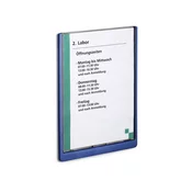 Durable info ploščica Click A4, 210x297 mm, modra